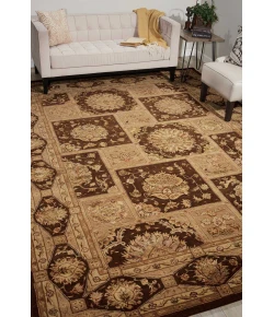 Nourison Home Nourison 3000 Brown 3107 8ft. x Round Round Rug