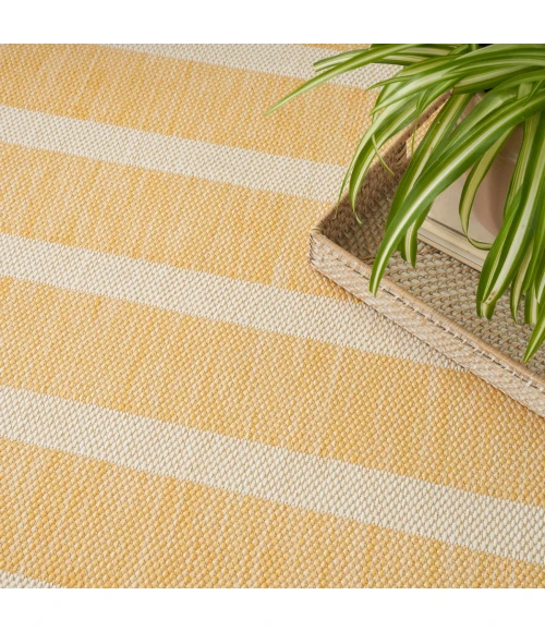 Nourison Positano Yellow Ivory POS03 5 ft. X 7 ft. Rect. Rug