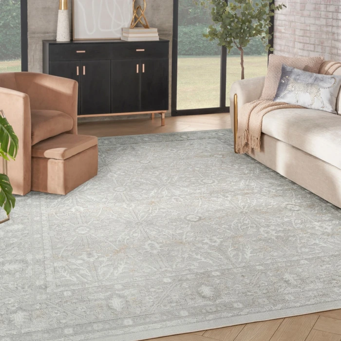 Nourison Dekor Grey DEK03 7 ft. 10 in. X 9 ft. 10 in. Rect. Rug