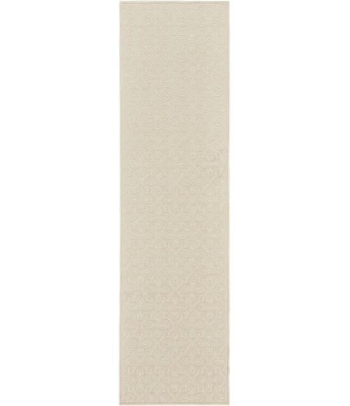 Nourison Home Washable Charm Cream / Ivory WCH03 2ft.2in. x 8ft. Rect. Rug