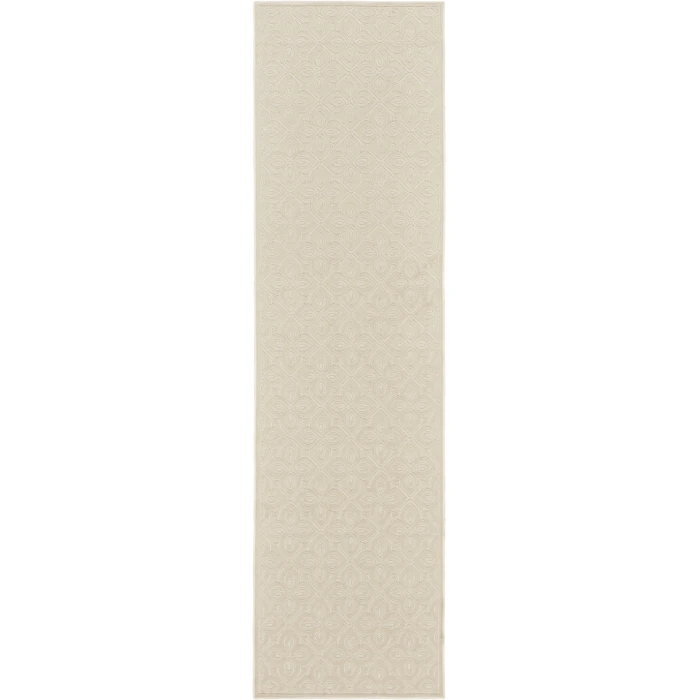 Nourison Home Washable Charm Cream / Ivory WCH03 2ft.2in. x 8ft. Rect. Rug
