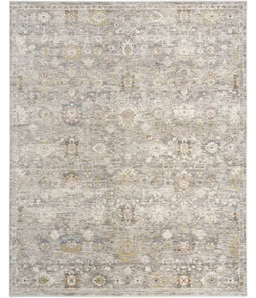 Nourison Home Antique Fusion Grey ANF05 5ft.3in. x 7ft.10in. Rect. Rug