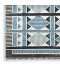 Nourison Nordic Blue NRC06 2 ft. X 6 ft. Rect. Rug
