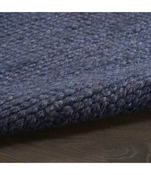 Nourison Home Natural Jute Blue NJT01 3ft. x 5ft. Rect. Rug