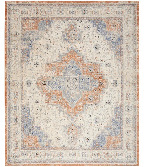 Nourison Nourison Essentials Persian Beige Blue NRE07 10 ft. X 14 ft. Rect. Rug