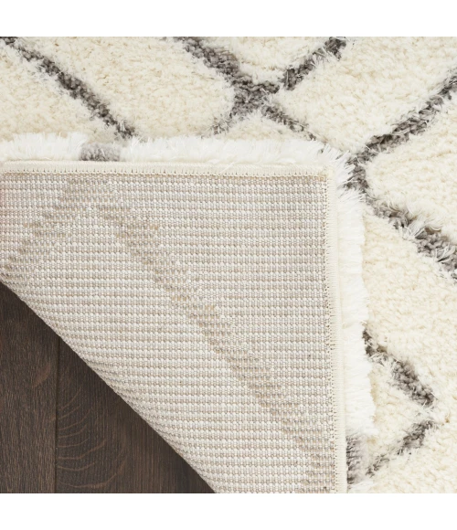 Nourison Home Dreamy Shag Cream / Ivory DRS07 7ft.10in. x 9ft.10in. Rect. Rug