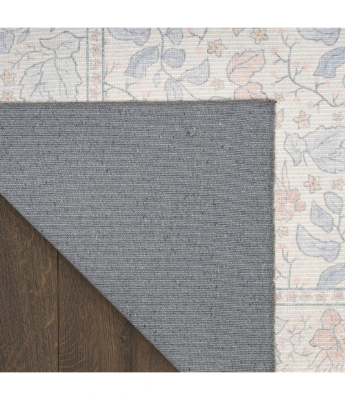 Nourison Home Botanical Washables Cream / Ivory BOT03 7ft.6in. x 9ft.10in. Rect. Rug