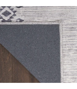 Nourison New Concept Washables Ivory Charcoal SR109 2ft.2in. x 10ft. Rect. Rug