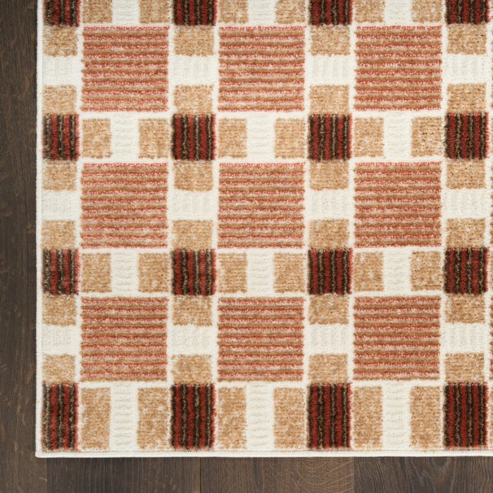 Nourison Nordic Rust NRC14 3ft. x 5ft. Rect. Rug