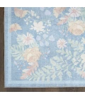 Nourison Home Botanical Washables Blue BOT02 4ft. x 6ft. Rect. Rug