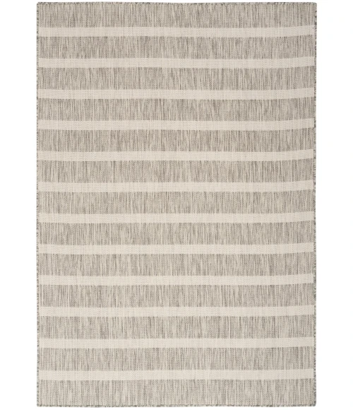 Nourison Positano Grey Ivory POS03 4 ft. X 6 ft. Rect. Rug
