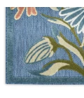 Nourison Aloha Blue Sage ALH33 5 ft. 3 in. X 7 ft. 5 in. Rect. Rug