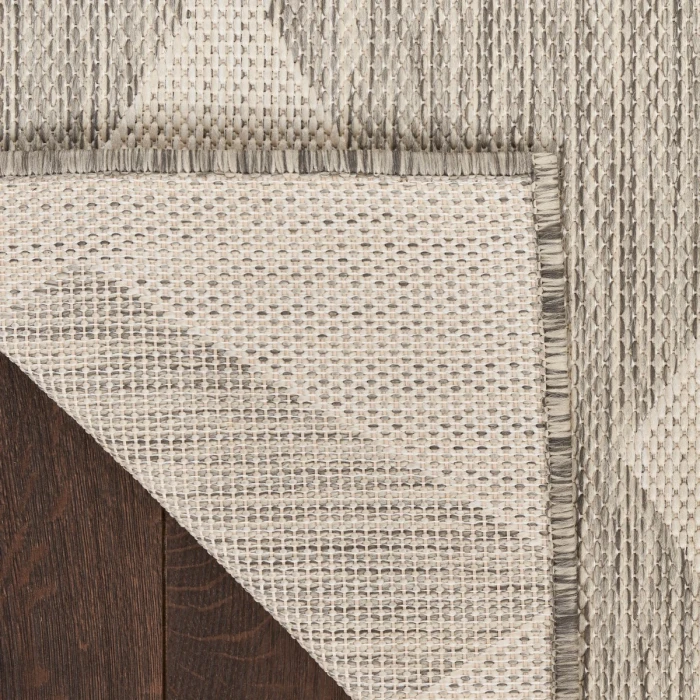 Nourison Positano Light Grey POS04 5 ft. X 7 ft. Rect. Rug