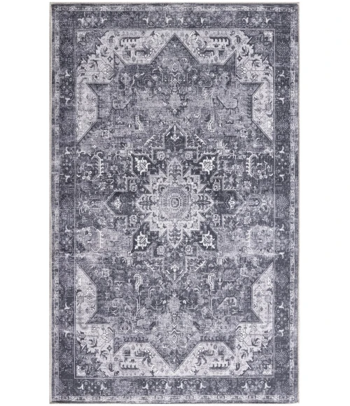 Nourison Nourison Washables Charcoal Grey NWB15 3 ft. X 5 ft. Rect. Rug