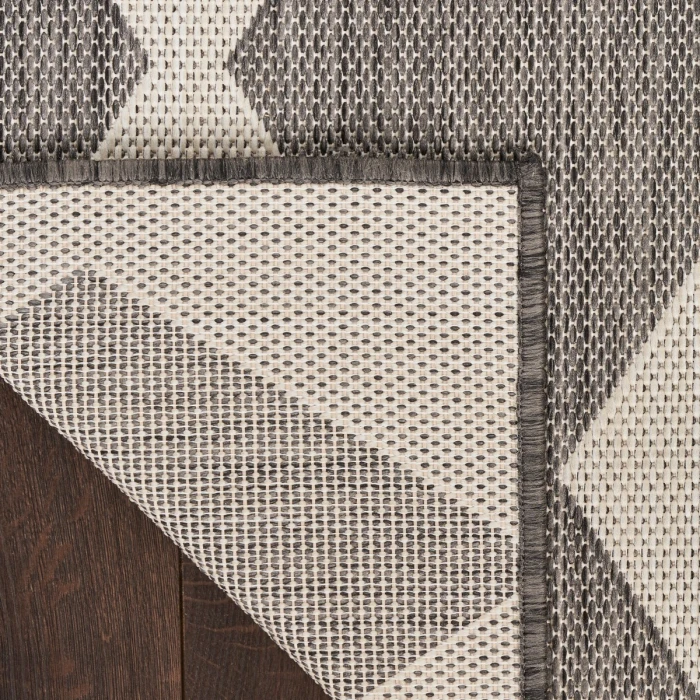 Nourison Positano Charcoal POS04 4 ft. X 6 ft. Rect. Rug