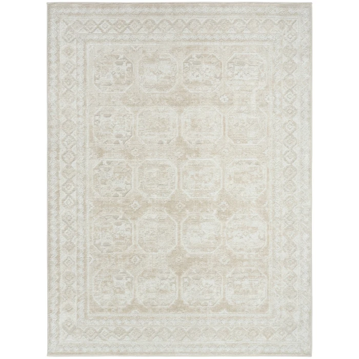 Nourison Dekor Ivory Beige DEK01 4 ft. X 6 ft. Rect. Rug