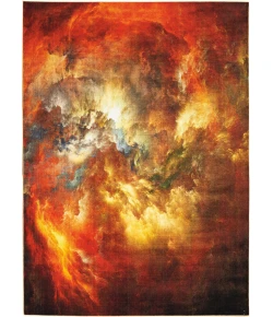Nourison Le Reve Red/Multicolor LER07 9ft. x 12ft. Rect. Rug