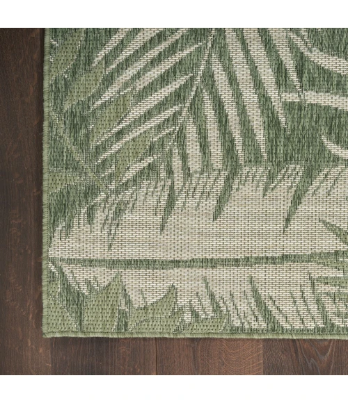 Nourison Garden Oasis Green Ivory GOA02 10 ft. X 14 ft. Rect. Rug