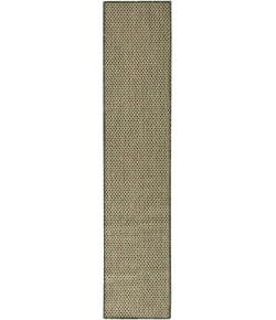 Nourison Home Courtyard Green COU01 2ft.2in. x 10ft. Rect. Rug