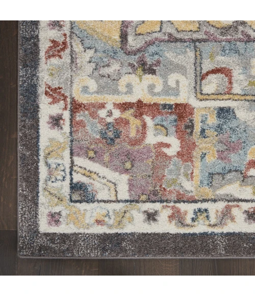 Nourison Home Soraya Charcoal SOR04 2ft.2in. x 7ft.6in. Rect. Rug