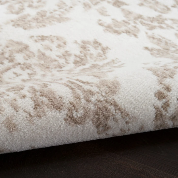 Nourison Jubilant Ivory Beige JUB09 6 ft. X 9 ft. Rect. Rug