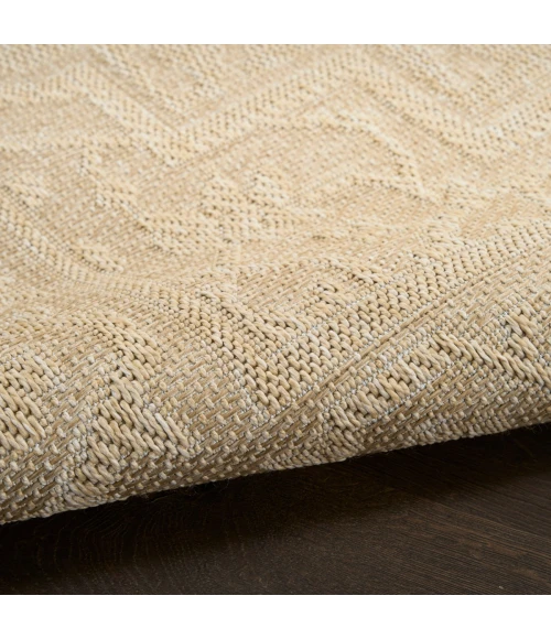 Nourison Tulum Cream TLM05 8 ft. X Round Rug