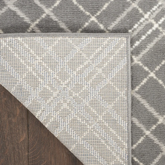 Nourison Jubilant Grey JUB20 2ft.3in. x 7ft.3in. Rect. Rug