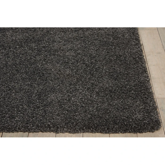 Nourison Malibu Shag Dark Grey MSG01 5ft. 3in. x 7ft. 3in. Rect. Rug