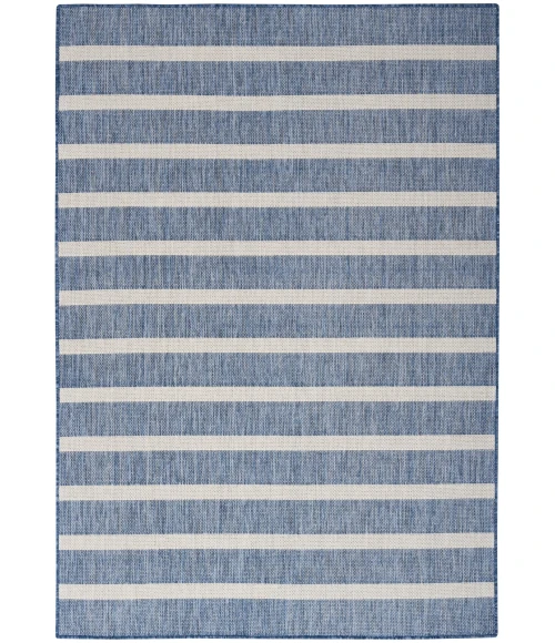 Nourison Positano Navy Ivory POS03 7 ft. X 10 ft. Rect. Rug