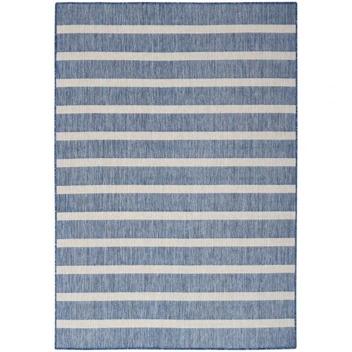 Nourison Positano Navy Ivory POS03 7 ft. X 10 ft. Rect. Rug