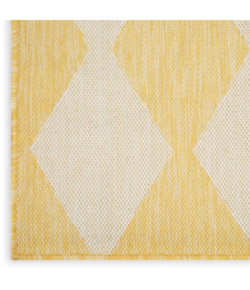 Nourison Positano Yellow POS04 2ft.2in. x 10ft. Rect. Rug