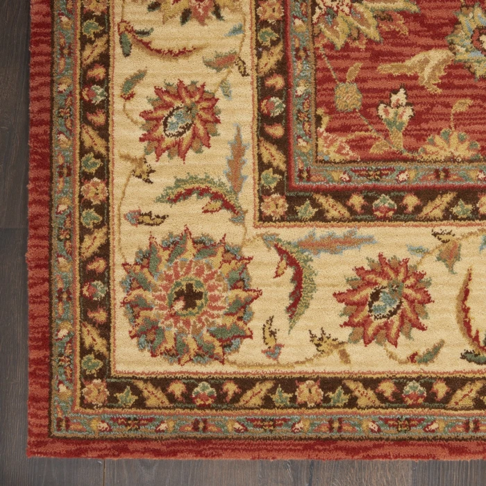 Nourison Home Living Treasures Red LI05 9ft.9in. x 13ft.9in. Rect. Rug