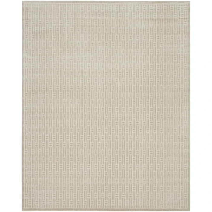 Nourison Home Washable Charm Grey WCH02 8ft. x 10ft. Rect. Rug