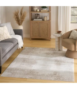 Nourison Home Dekor DEK04 Ivory Taupe 5 ft. 3 in. X 7 ft. Area Rug