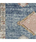 Nourison Quarry Blue QUA14 2ft.2in. x 10ft. Rect. Rug