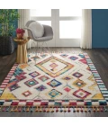 Nourison Home Nomad White NMD02 3ft.11in. x 6ft. Rect. Rug