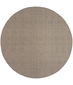 Nourison Home Tulum TLM03 Brown 8 ft. Round Area Rug