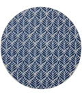 Nourison Aloha Blue ALH35 5 ft. 3 in. X Round Rug