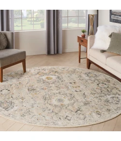 Nourison Home Oushak Home OUS01 Cream 7 ft. 10 in. Round Area Rug