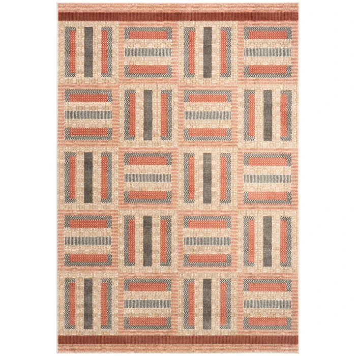 Nourison Nordic Multicolor NRC11 5 ft. X 7 ft. Rect. Rug