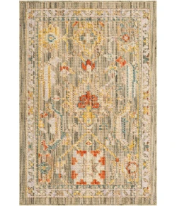 Nourison Antique Bloom Sage Multicolor ANB02 2ft. x 3ft. Rect. Rug