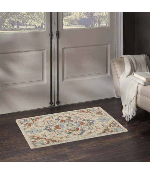 Nourison Home Maison Cream / Ivory MSO06 2ft. x 3ft. Rect. Rug