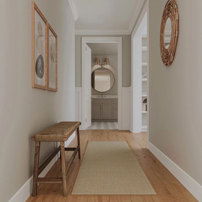 Nourison Tulum Cream TLM03 2 ft. 2 in. X 8 ft. Rect. Rug