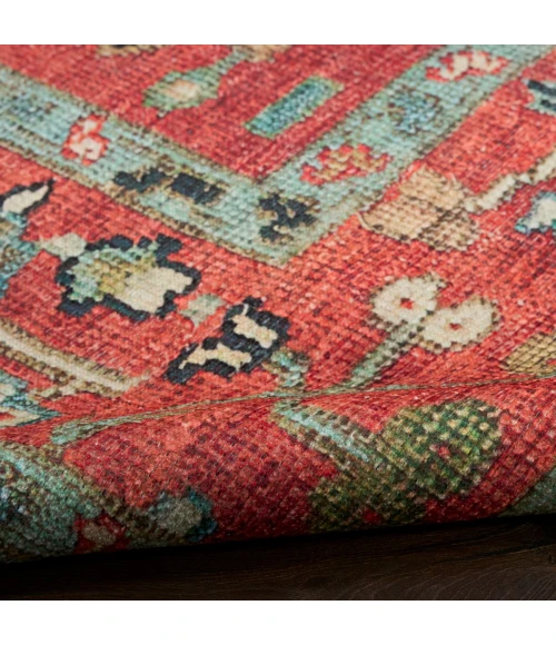 Nourison Vintage Washables Rust Multicolor VWS12 4 ft. X 6 ft. Rect. Rug