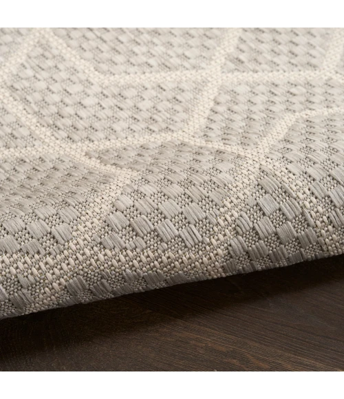 Nourison Horizon Indoor/Outdoor Grey HOZ01 8 ft. X 10 ft. Rect. Rug