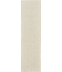 Nourison Home Washable Charm Cream / Ivory WCH01 2ft.2in. x 10ft. Rect. Rug