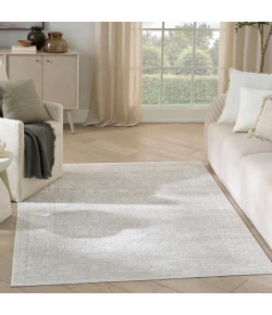 Nourison Home Dekor DEK03 Ivory Beige 5 ft. 3 in. X 7 ft. Area Rug