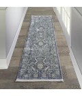 Nourison Home Lustrous Weave Blue LUW03 2ft.2in. x 7ft.6in. Rect. Rug