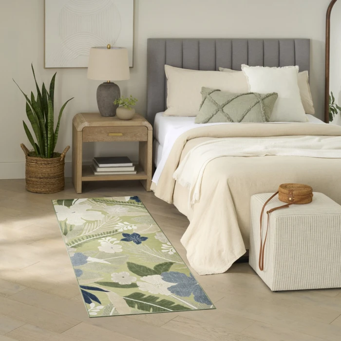 Nourison Home Suncoast Green SNC01 2ft. x 6ft. Rect. Rug