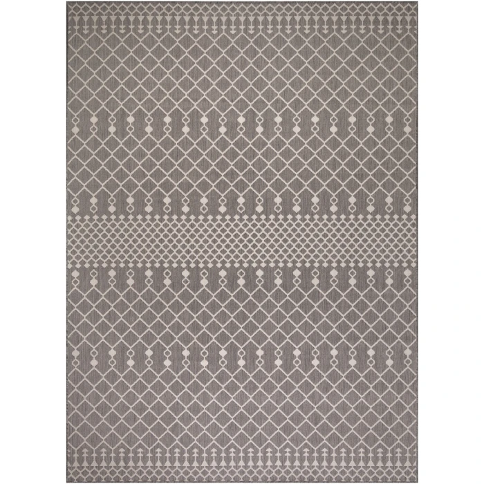 Nourison Positano Charcoal POS02 12ft. x 15ft. Rect. Rug